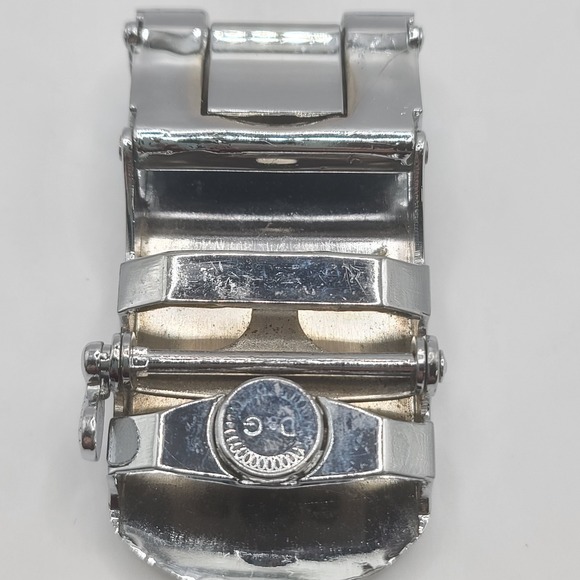 Dolce Gabbana Belt Buckle Black Gold Tone Silver Tone - Picture 4 of 8